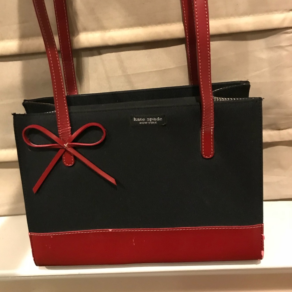 Kate Spade Purse Black And Red